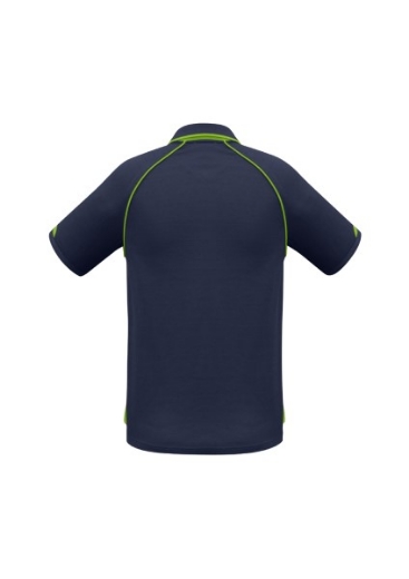 Picture of Biz Collection Mens Fusion Polo Shirt Bizcool Cotton Back polyester